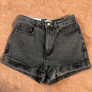 American Apparel High Waisted Denim Shorts